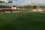 蒙太古杯-U16男足0-0法国U16，邝兆镭失良机，张旭尧关键解围